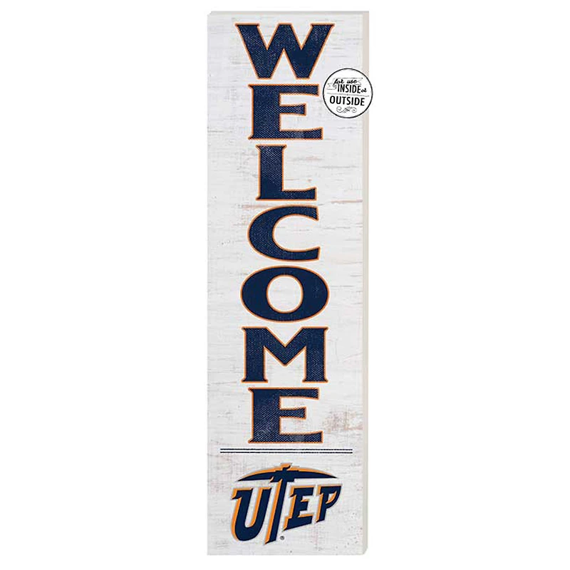 UTEP Miners 10'' x 35'' Indoor/Outdoor Welcome Sign