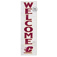 Central Michigan Chippewas 10'' x 35'' Indoor/Outdoor Welcome Sign