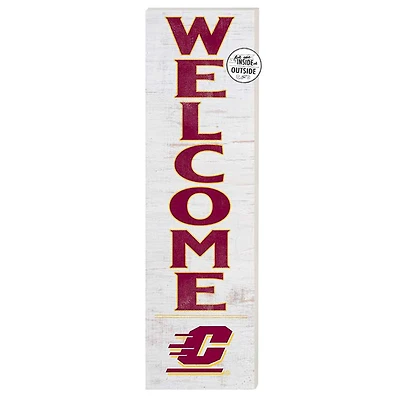 Central Michigan Chippewas 10'' x 35'' Indoor/Outdoor Welcome Sign