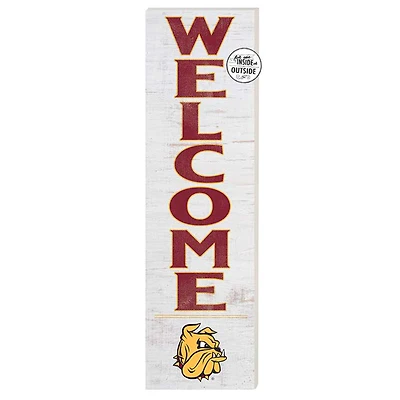 Minnesota Duluth Bulldogs 10'' x 35'' Indoor/Outdoor Welcome Sign