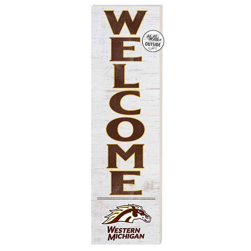 Western Michigan Broncos 10'' x 35'' Indoor/Outdoor Welcome Sign