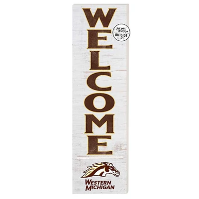 Western Michigan Broncos 10'' x 35'' Indoor/Outdoor Welcome Sign
