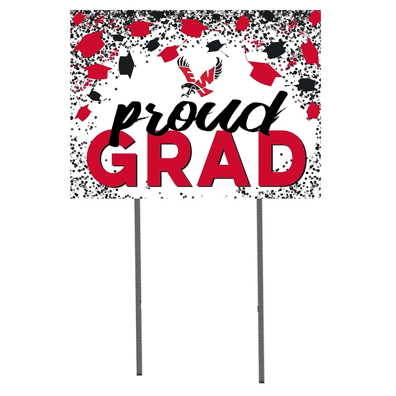 Eastern Washington Eagles 18'' x 24'' Grad Yard Sign