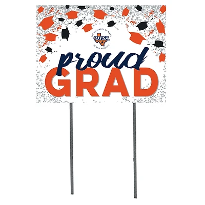 UTSA Roadrunners 18'' x 24'' Grad Yard Sign