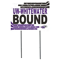 Wisconsin-Whitewater Warhawks 18'' x 24'' Bound Yard Sign