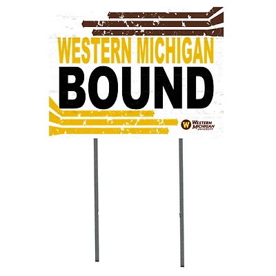 Western Michigan Broncos 18'' x 24'' Bound Yard Sign