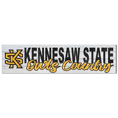 Kennesaw State Owls 40'' x 10'' Logo Sign