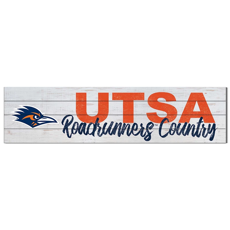 UTSA Roadrunners 40'' x 10'' Logo Sign