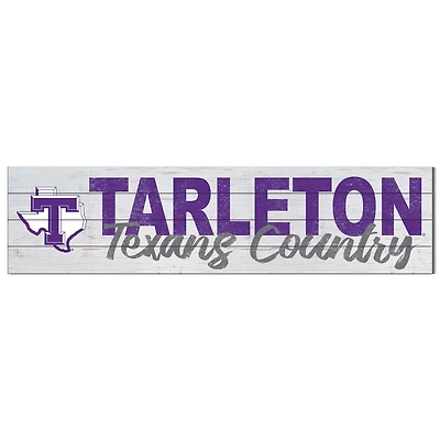 Tarleton State Texans 40'' x 10'' Logo Sign
