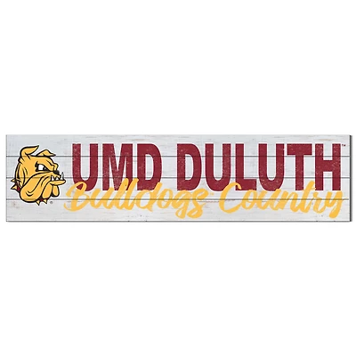 Minnesota Duluth Bulldogs 40'' x 10'' Logo Sign