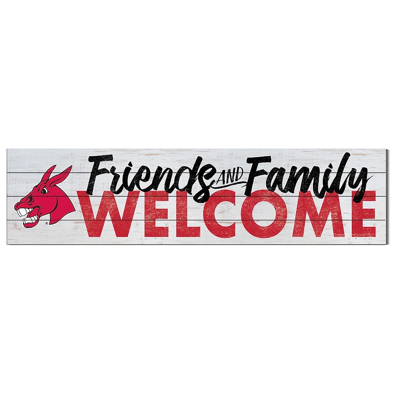 Central Missouri Mules 10'' x 40'' Friends & Family Welcome Sign