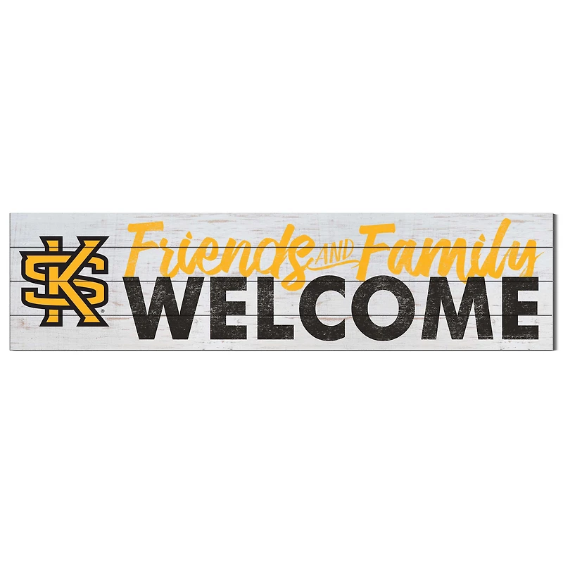 Kennesaw State Owls 10'' x 40'' Friends & Family Welcome Sign