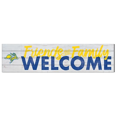 South Dakota State Jackrabbits 10'' x 40'' Friends & Family Welcome Sign