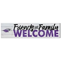 Wisconsin-Whitewater Warhawks 10'' x 40'' Friends & Family Welcome Sign