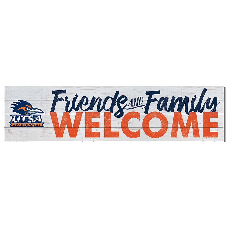 UTSA Roadrunners 10'' x 40'' Friends & Family Welcome Sign