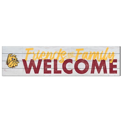 Minnesota Duluth Bulldogs 10'' x 40'' Friends & Family Welcome Sign