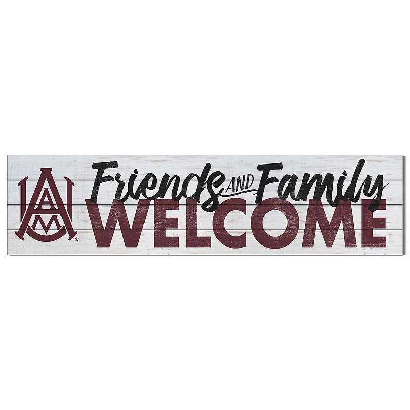 Alabama A&M Bulldogs 10'' x 40'' Friends & Family Welcome Sign