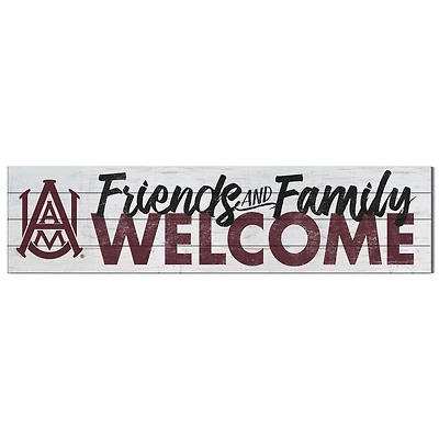 Alabama A&M Bulldogs 10'' x 40'' Friends & Family Welcome Sign