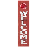 Central Missouri Mules 12'' x 48'' Welcome Outdoor Leaner