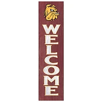 Minnesota Duluth Bulldogs 12'' x 48'' Welcome Outdoor Leaner