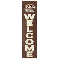Western Michigan Broncos 12'' x 48'' Welcome Outdoor Leaner