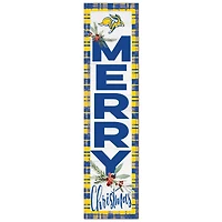 South Dakota State Jackrabbits 12'' x 48'' Outdoor Merry Christmas Leaner