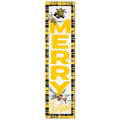 Wichita State Shockers 12'' x 48'' Outdoor Merry Christmas Leaner
