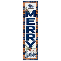 UTSA Roadrunners 12'' x 48'' Outdoor Merry Christmas Leaner