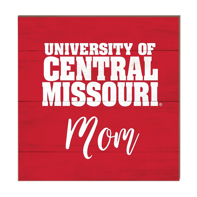Central Missouri Mules 10'' x 10'' Mom Plaque
