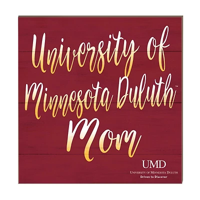 Minnesota Duluth Bulldogs 10'' x 10'' Mom Plaque