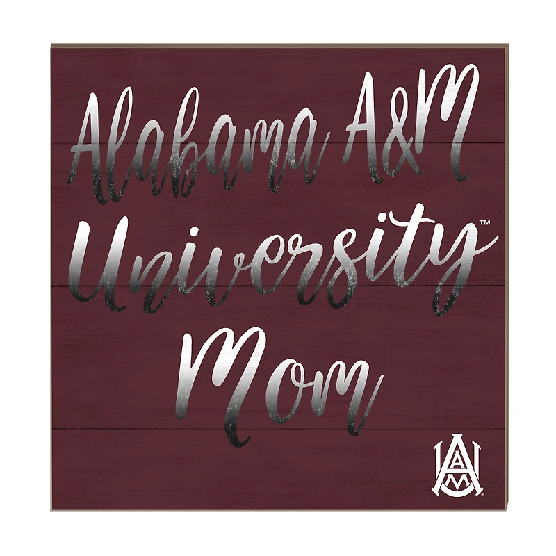 Alabama A&M Bulldogs 10'' x 10'' Mom Plaque