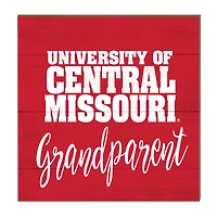 Central Missouri Mules 10'' x 10'' Grandparent Plaque