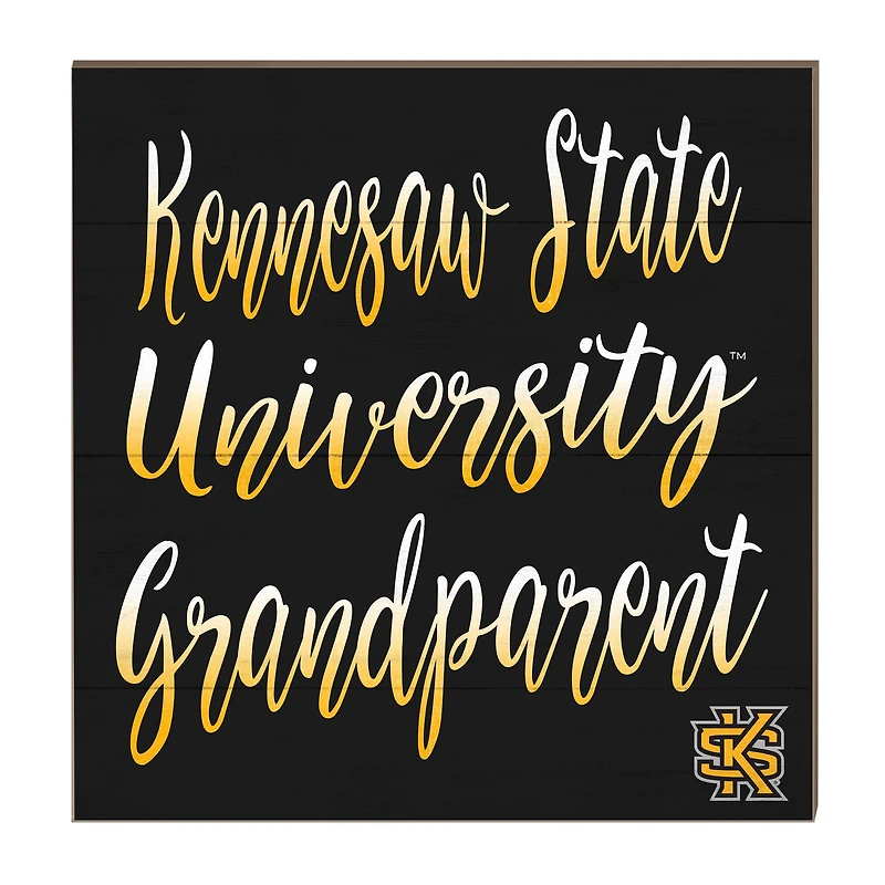 Kennesaw State Owls 10'' x 10'' Grandparent Plaque
