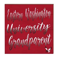 Eastern Washington Eagles 10'' x 10'' Grandparent Plaque