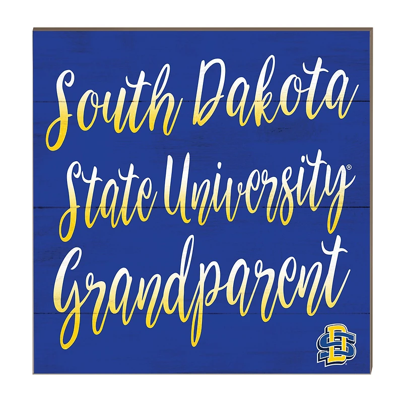 South Dakota State Jackrabbits 10'' x 10'' Grandparent Plaque