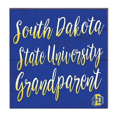 South Dakota State Jackrabbits 10'' x 10'' Grandparent Plaque