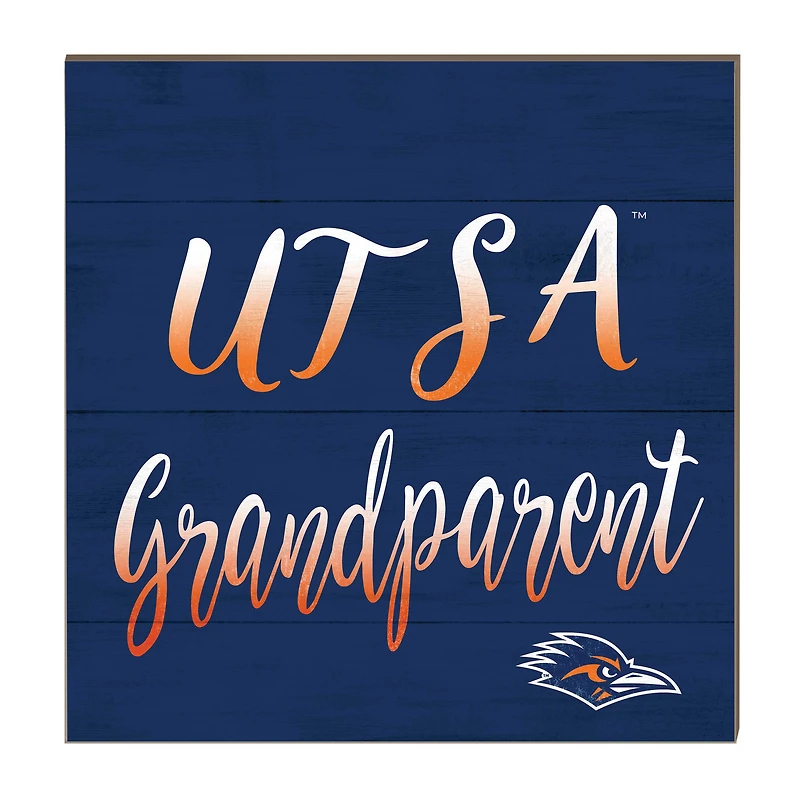UTSA Roadrunners 10'' x 10'' Grandparent Plaque