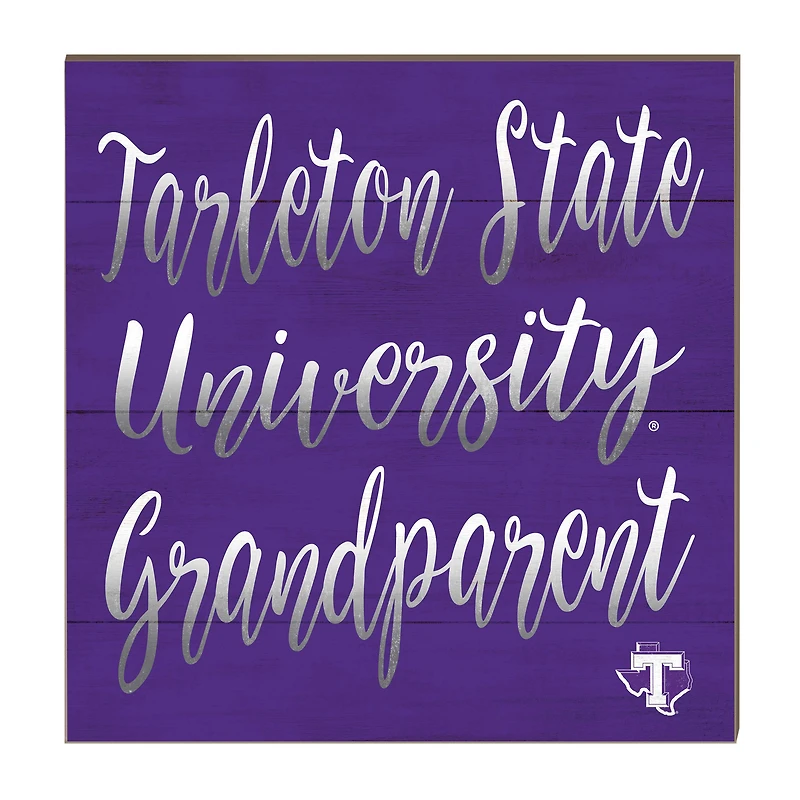 Tarleton State Texans 10'' x 10'' Grandparent Plaque