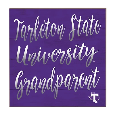 Tarleton State Texans 10'' x 10'' Grandparent Plaque