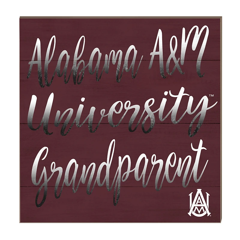 Alabama A&M Bulldogs 10'' x 10'' Grandparent Plaque