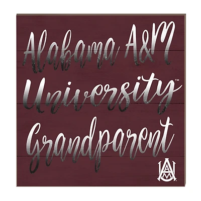 Alabama A&M Bulldogs 10'' x 10'' Grandparent Plaque