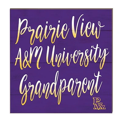 Prairie View A&M Panthers 10'' x 10'' Grandparent Plaque