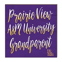 Prairie View A&M Panthers 10'' x 10'' Grandparent Plaque