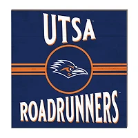 UTSA Roadrunners 10'' x 10'' Retro Team Sign