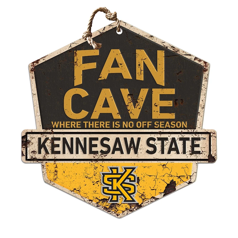 Kennesaw State Owls 20'' x 20'' Fan Cave Badge Sign