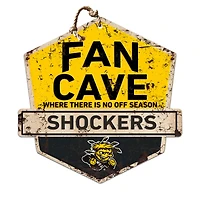 Wichita State Shockers 20'' x 20'' Fan Cave Badge Sign