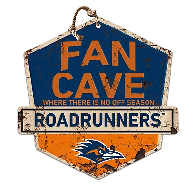 UTSA Roadrunners 20'' x 20'' Fan Cave Badge Sign