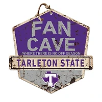 Tarleton State Texans 20'' x 20'' Fan Cave Badge Sign