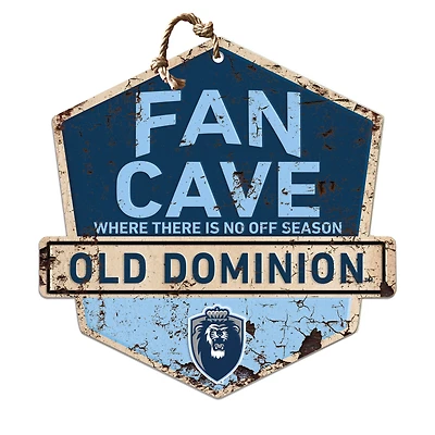 Old Dominion Monarchs 20'' x 20'' Fan Cave Badge Sign