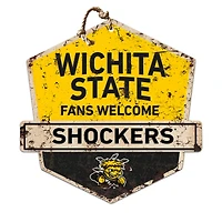 Wichita State Shockers 20'' x 20'' Fans Welcome Badge Sign